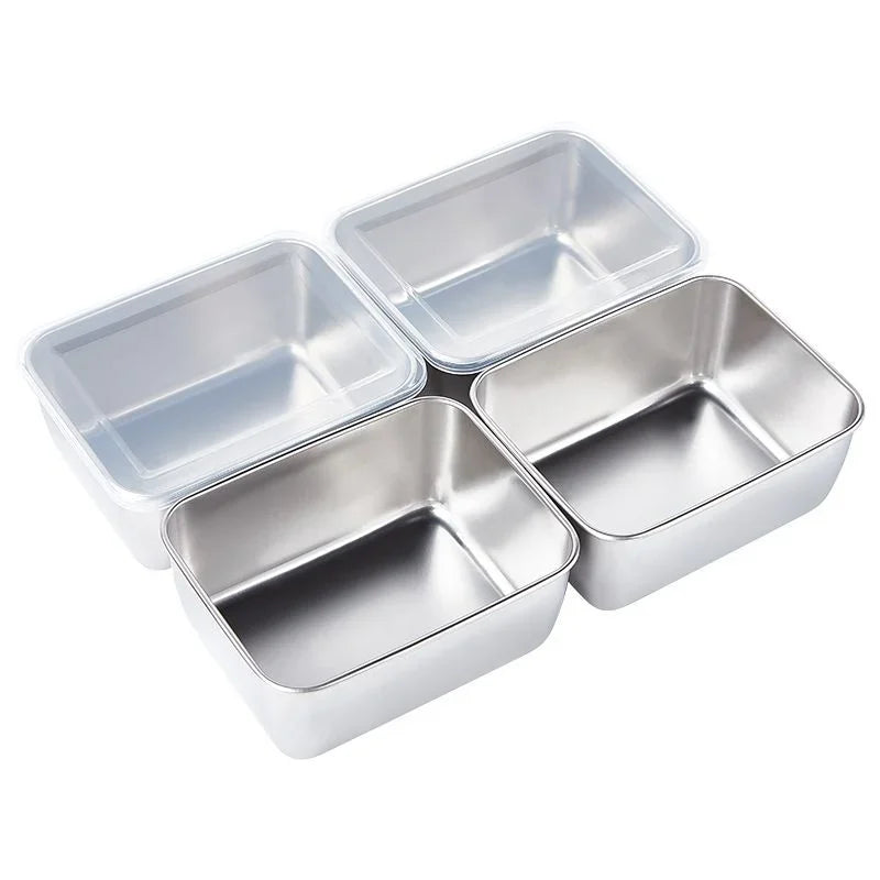 (4/8 bucati)🥩🥙Finisaj blană pe oțel inoxidabil + capac(Material pe oțel inoxidabil 304)-3888606