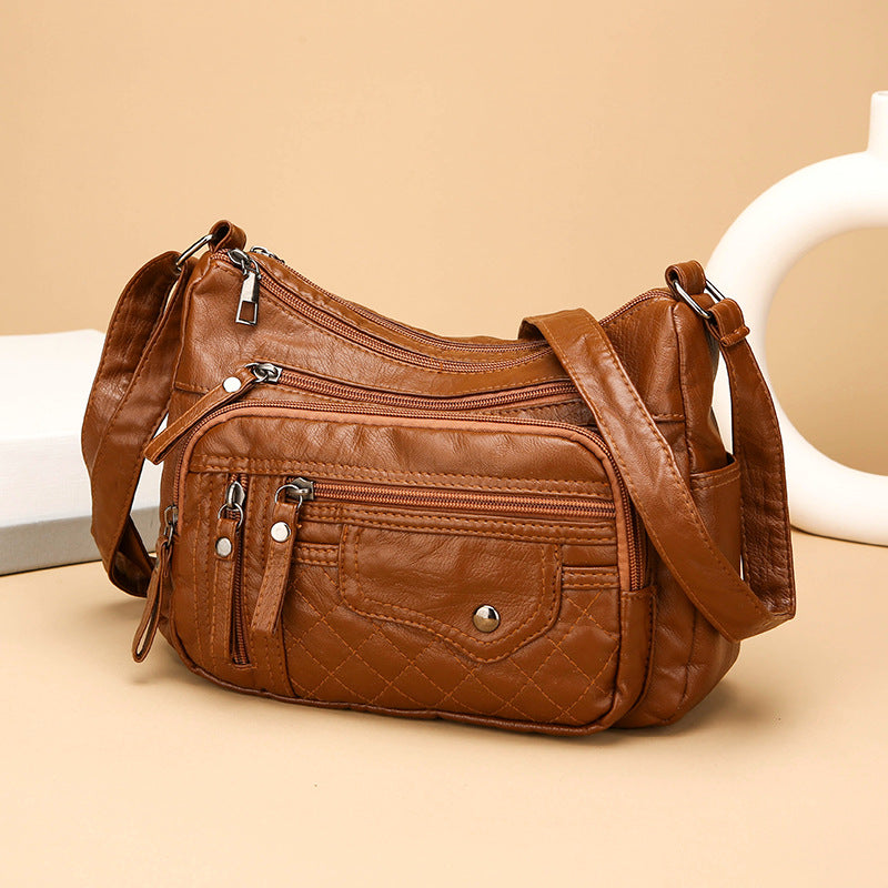 💥👜2025 nowa duża skórzana torba na ramię/torebka crossbody z miękkiej skóry