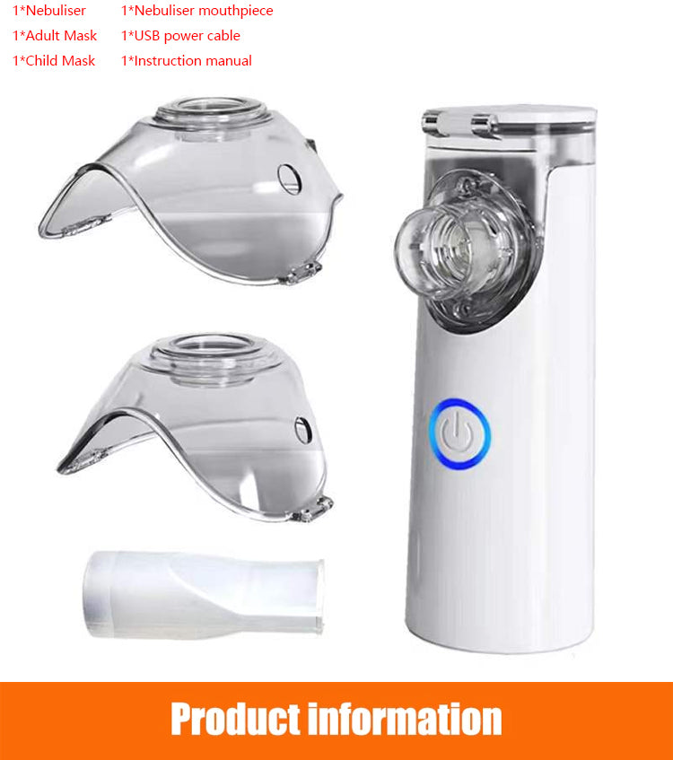 💥Kup 1 dostać 1 za darmo💥Przenośny nebulizator z siateczką dla dzieci i dorosłych-3868503