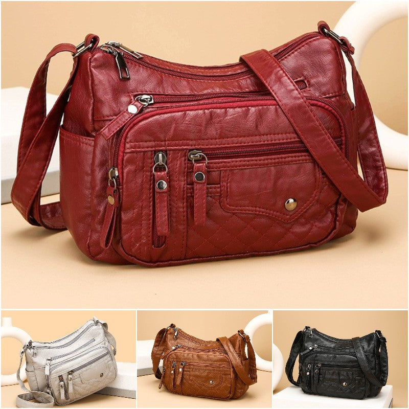 💥👜2025 nowa duża skórzana torba na ramię/torebka crossbody z miękkiej skóry