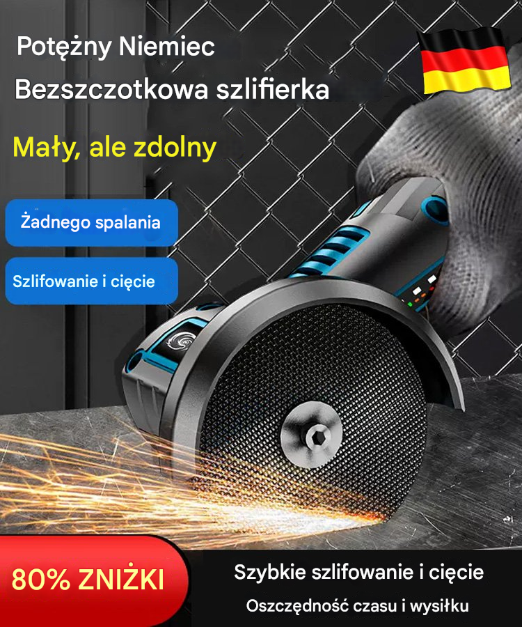 Bardzo wysoka wydajność kosztowa. Miniszlifierka kątowa