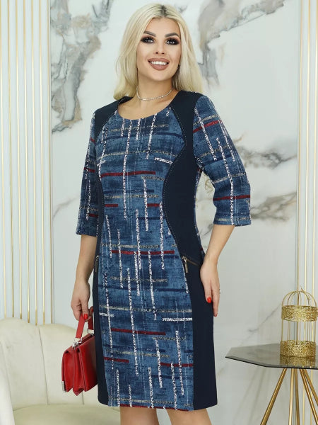 🌞🔥【S-5XL】🤩Nowa elegancka sukienka wysokiej jakości-3897171