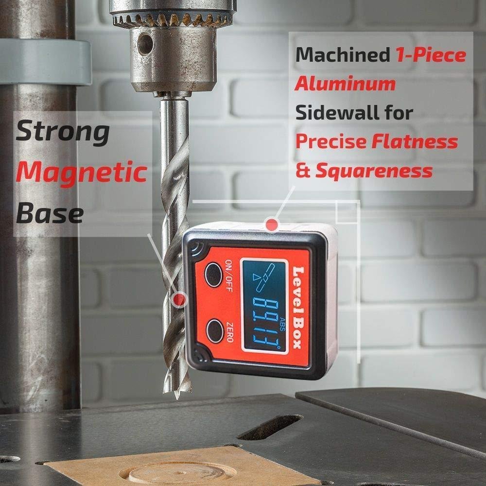 👍Szybki i dokładny - Cyfrowy kątomierz elektroniczny inklinometr z dokładnością ±0,1 stopnia-3878955