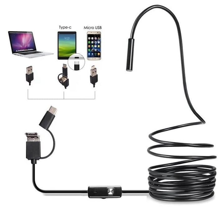 (Tip-c, USB, Micro USB) endoscop trei într-unul 【1M】-3886415