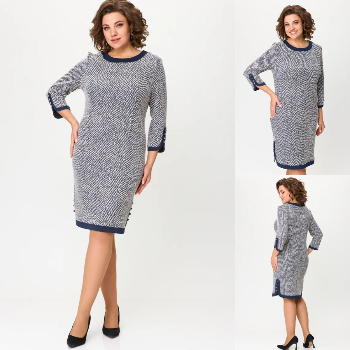 ššćS-5XLćWysokiej jakoÅci nowe eleganckie sukienki na jesieÅ i zimÄ-3887823