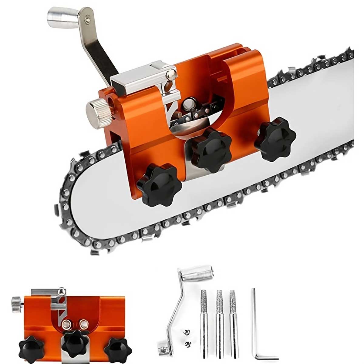 🔥💥【REDUCERE DE 50%】🔥🧰1 Amortizor electric pentru par uscat, in total 3 capace de lac diamant de 4-5-6MM, 1 model-3890930