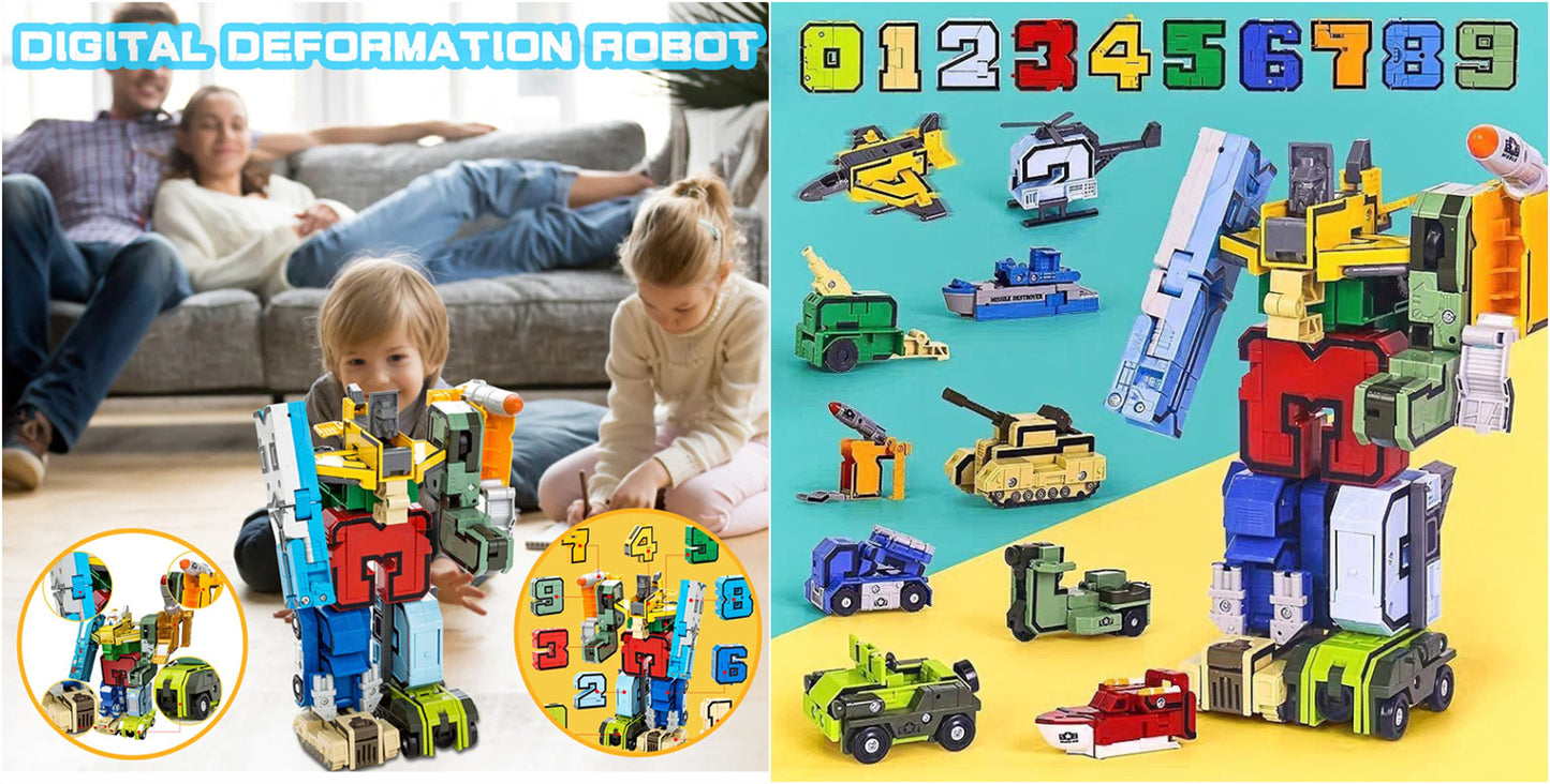 【HOT SALE】🔥🎁Jucărie Robot Deformare Number Of Transformer Pentru Copy-3893290