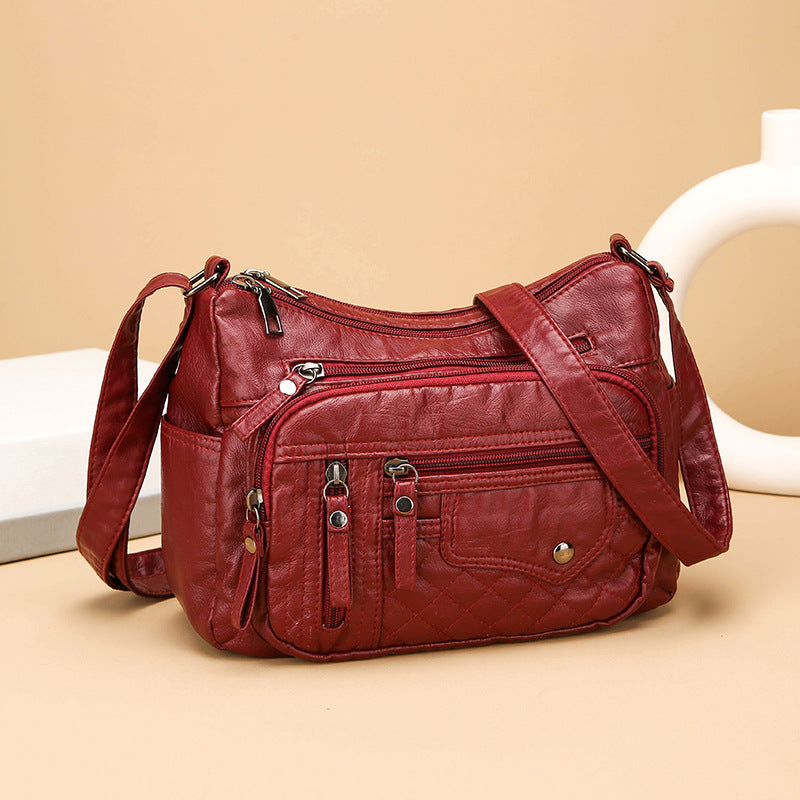 💥👜2025 nowa duża skórzana torba na ramię/torebka crossbody z miękkiej skóry