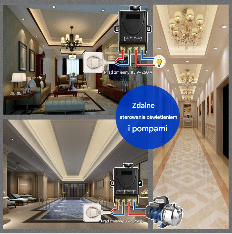 🚗🧰【HOT SALE】Bezprzewodowy przełącznik zdalnego sterowania 30A przekaźnik dużej mocy-3869987