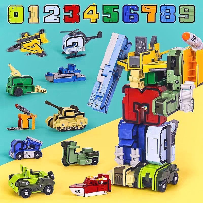 【HOT SALE】🔥🎁Jucărie Robot Deformare Number Of Transformer Pentru Copy-3893290