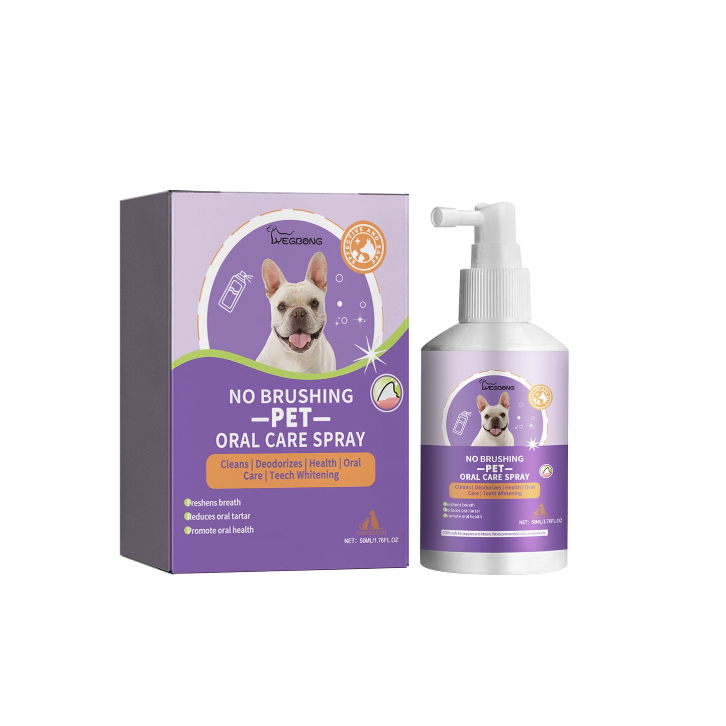 🔥【Kup 1 dostać 1 za darmo】🔥🐶🐱Spray do czyszczenia zębów dla psów i kotów Dezodoryzujący-3883973