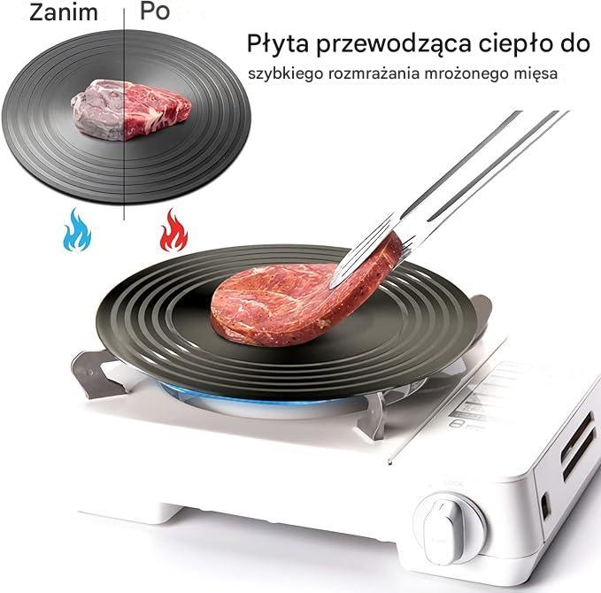 🔥【HOT SALE】 🍳Płyta przewodząca ciepło do kuchenki domowej (nadaje się do gotowania, przygotowywania zup, rozmrażania składników, chroni garnek przed spalonym czarnym kawałkiem)-3870044