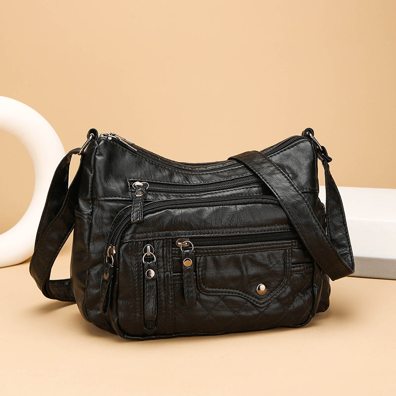 💥👜2025 nowa duża skórzana torba na ramię/torebka crossbody z miękkiej skóry