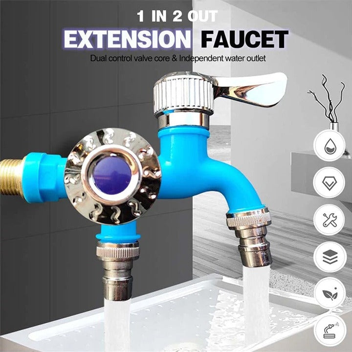💥💥Robinet exterior crema anti-aburire control dublu-3890798