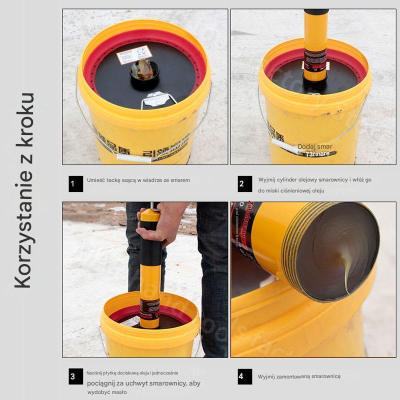 🔥🔥【Kup 1, a 1 dostaniesz gratis】🔥🔥Specjalna pneumatyczna przyssawka do masła do smarownicy, nasadka z przyssawką, płyta dociskowa wiadra na masło-3884268