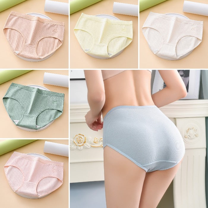 💓(14 szt.) Ostatni dzień 50% rabatu-- Prosta i zaawansowana bielizna antybakteryjna damska z wysokim stanem, odpowiednia dla kobiet o wadze 70-180kg--3885336