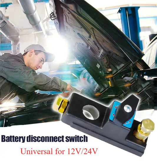 💥Reduce cu 50%【2/4 butoane】🔥Comutator pentru deconectarea bateriei de la 12V/24V cupru pur - 3887749 