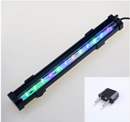 【15/25,5/45,5 cm】Iluminare LED colorată pentru acvariu, lumini cu bule care schimbă culoarea -3897447
