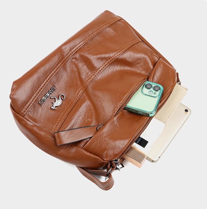 🔥[Kup 1 i otrzymaj 1 gratis] 👜Nowa wielowarstwowa torba na ramię retro o dużej pojemności, modna i wszechstronna-3863515
