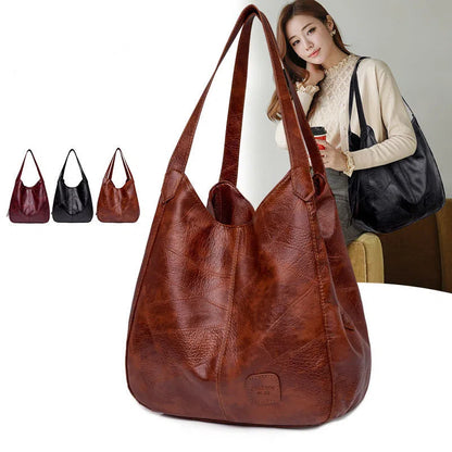 💖👜💖 【Wiosenne nowości】 Cienka skórzana torba na ramię, nowy styl, duża pojemność, odpowiednia