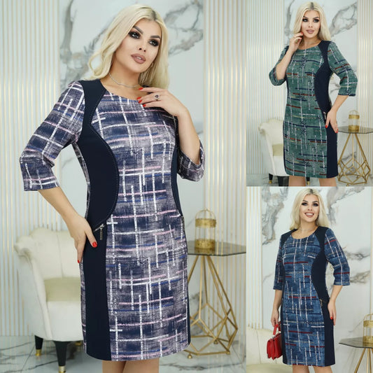 🌞🔥【S-5XL】🤩Nowa elegancka sukienka wysokiej jakości-3897171