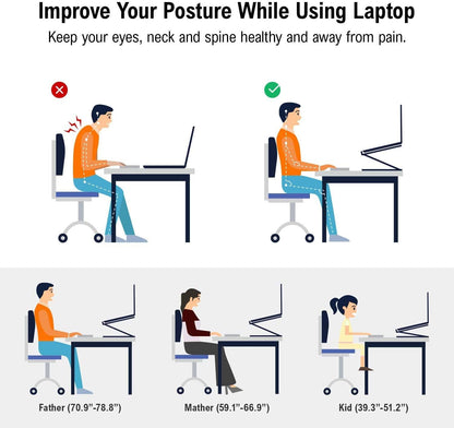 💻Podstawka pod laptopa Obrotowa podstawka ze stopu aluminium ze stopu aluminium-3878947