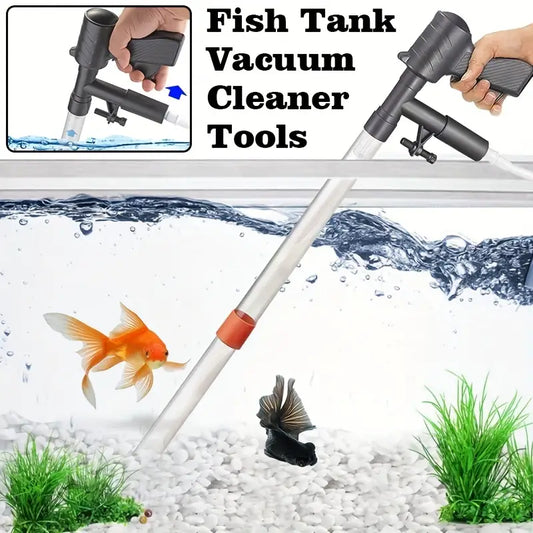 🐟️Scrubber Pneumatyczny Zmieniacz Piasku i Wody - ☘️Narzędzie do czyszczenia i odkurzania akwariów-3868289