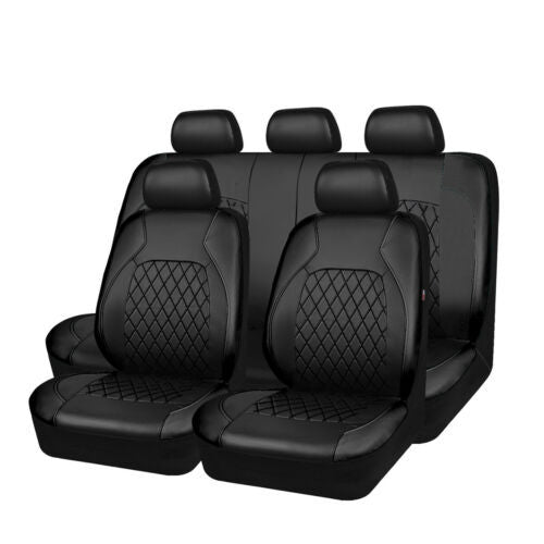 【50% zniżki】🚗🚗Uniwersalny zestaw pokrowców na siedzenia samochodowe z miękkiej skóry-3885321