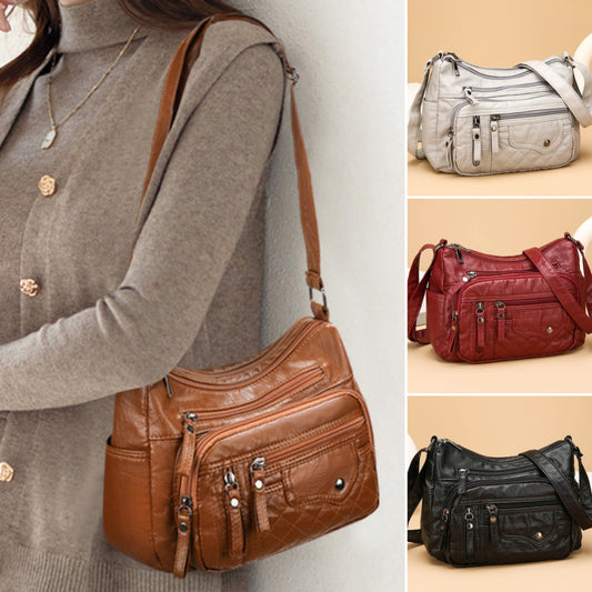💥👜2025 nowa duża skórzana torba na ramię/torebka crossbody z miękkiej skóry