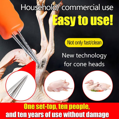 🛒【2 sztuki 45% OFF】【Kup 1, a 1 otrzymasz gratis】🦆 Urządzenie elektryczne do usuwania sierści u drobiu – Nowość 2025, Szybkie i Efektywne!