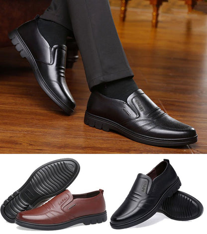 🔥Oferta ograniczona czasowo🔥【39-44】Meskie skorzane buty biznesowe-3889510