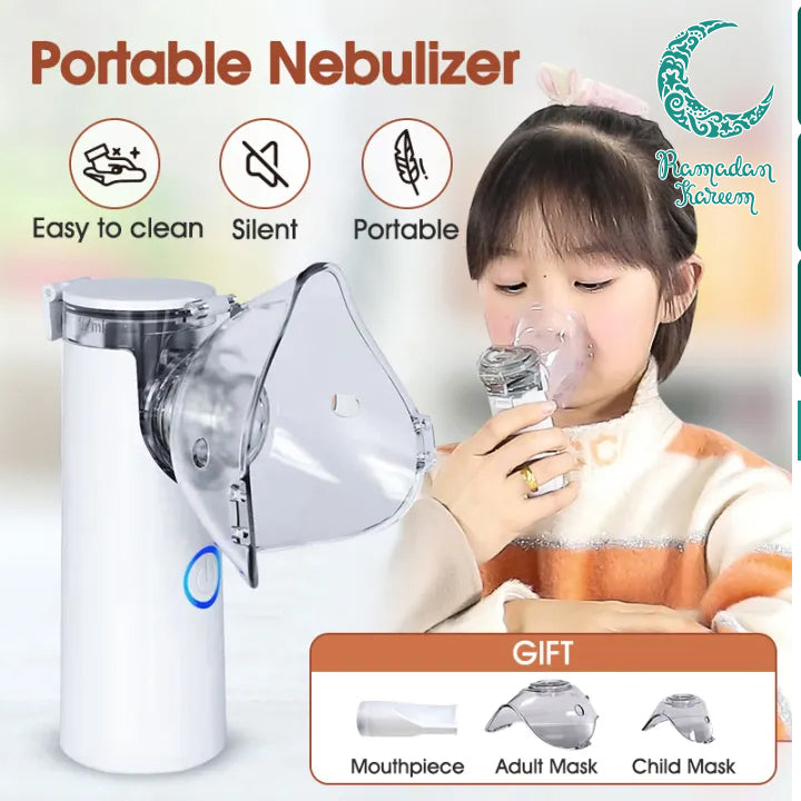 💥Kup 1 dostać 1 za darmo💥Przenośny nebulizator z siateczką dla dzieci i dorosłych-3868503