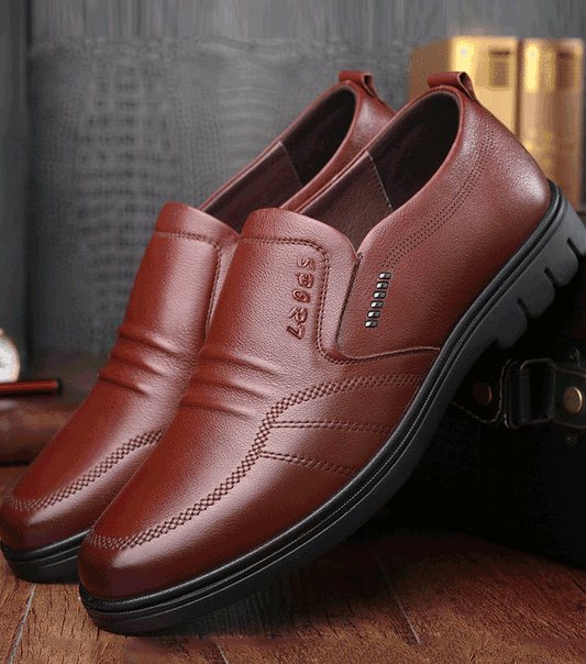 🔥Oferta ograniczona czasowo🔥【39-44】Meskie skorzane buty biznesowe-3889510